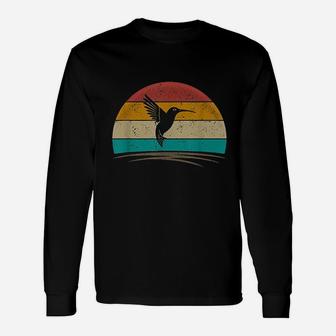 Vintage Hummingbird Long Sleeve T-Shirt - Seseable