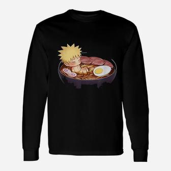 Vintage Japanese Ramen Anime Ramen Noodle Ramen Lover Long Sleeve T-Shirt - Seseable