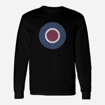 Vintage Look Ww2 British Royal Air Force Roundel Shirt 2017 Long Sleeve T-Shirt - Seseable