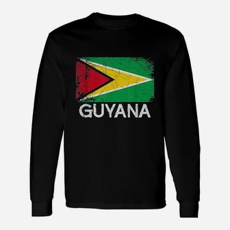 Vintage Made In Guyana Long Sleeve T-Shirt - Seseable