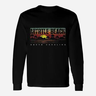 Vintage Myrtle Beach South Carolina Long Sleeve T-Shirt - Seseable