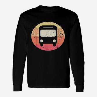 Vintage Retro Bus Driver Long Sleeve T-Shirt - Seseable