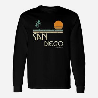 Vintage San Diego California Long Sleeve T-Shirt - Seseable