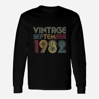 Vintage September 1982 Bday 39th Birthday Long Sleeve T-Shirt - Seseable