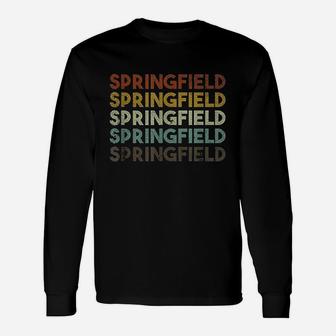 Vintage Springfield Missouri Long Sleeve T-Shirt - Seseable
