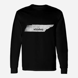 Vintage State Of Tennessee Whiskey Long Sleeve T-Shirt - Seseable