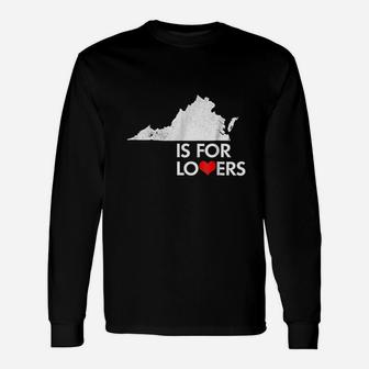 Virginia Lovers Vintage Virginia Lovers Long Sleeve T-Shirt - Seseable