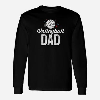 Volleyball Dad Shirt For Men Coach Team Player Father Long Sleeve T-Shirt - Seseable