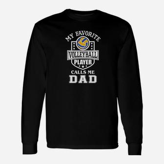 Volleyball Dad Shirt Fathers Day Premium Long Sleeve T-Shirt - Seseable