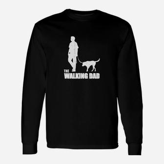 The Walking Dad Dog Long Sleeve T-Shirt - Seseable