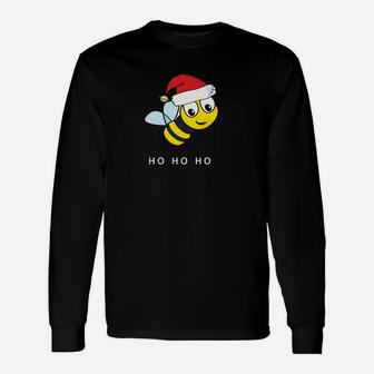 Weihnachten X Mas Christmas Bee Ho Ho Ho Langarmshirts - Seseable
