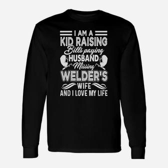 Welder Shirt Welder Wife Tee Shirt Long Sleeve T-Shirt - Seseable