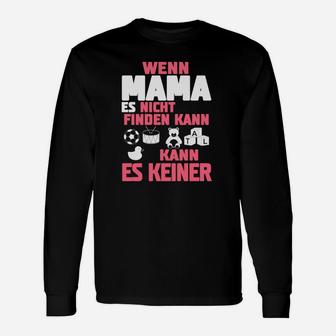 Wenn Mama Es Nicht Stricken Kann Kann Niemand Langarmshirts - Seseable