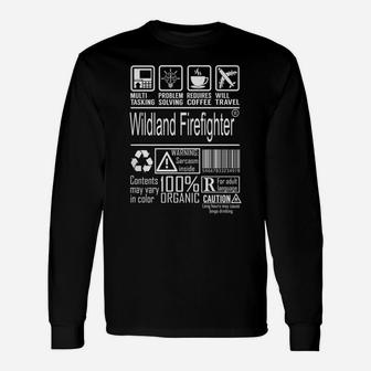 Wildland Firefighter Long Sleeve T-Shirt - Seseable
