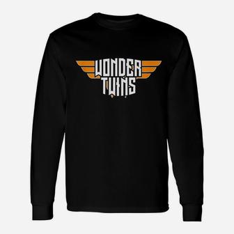 Wonder Twins Matching Brother Sister Siblings Long Sleeve T-Shirt - Seseable