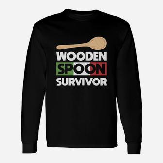 Wooden Spoon Survivor Italian Long Sleeve T-Shirt - Seseable
