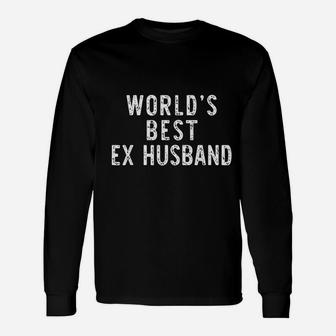 Worlds Best Ex Husband Christmas Long Sleeve T-Shirt - Seseable