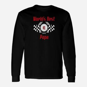 Worlds Best Papa Best Papa Ever Long Sleeve T-Shirt - Seseable