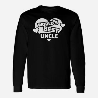 World's Best Uncle Long Sleeve T-Shirt - Seseable