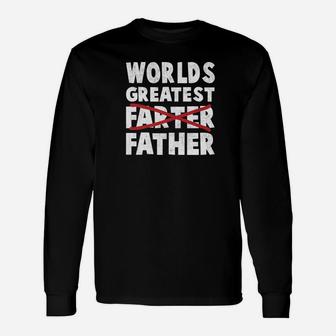Worlds Greatest Farter Father Shirt Fathers Day Premium Long Sleeve T-Shirt - Seseable