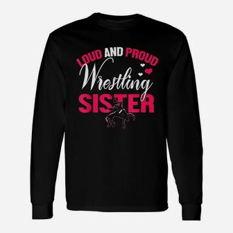 Wrestling Sister Wrestler Sister Women Long Sleeve T-Shirt - Seseable