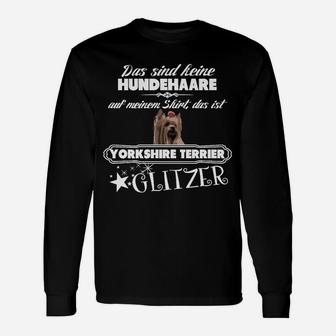 Yorkshire Terrier Glitzer Langarmshirts - Seseable