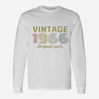 56th Birthday Vintage 1966 Long Sleeve T-Shirt - Seseable