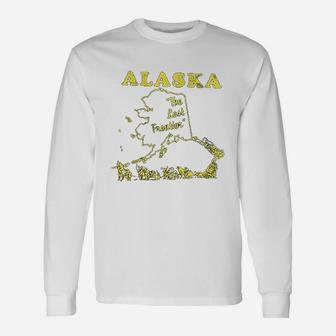 Alaska The Last Frontier Vintage Long Sleeve T-Shirt - Seseable