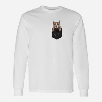 American Staffordshire Terrier Tasche Langarmshirts - Seseable