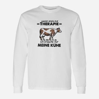 Andere Gehen Zur Therapie Cow Langarmshirts - Seseable