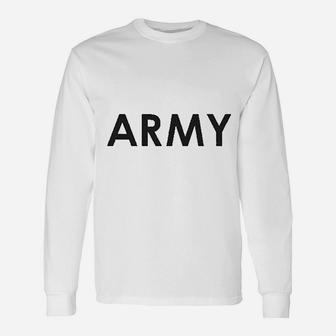Army Physical Training Pt Long Sleeve T-Shirt - Seseable