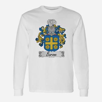 Barone Crest Italian Crests Long Sleeve T-Shirt | Seseable UK