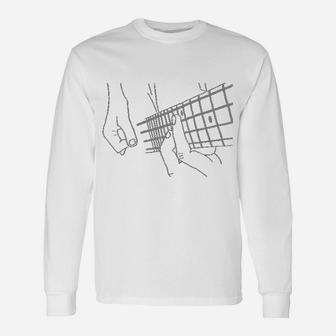 Bass Guitar For Bass Lovers Musicians And Bassists Long Sleeve T-Shirt - Seseable