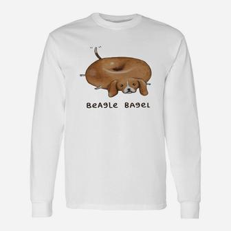 Beagle Bagel Beagle Dogs Long Sleeve T-Shirt - Seseable
