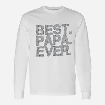Best Papa Ever Worlds Best Dad Long Sleeve T-Shirt - Seseable