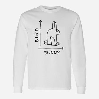 Bird Or Bunny Optical Illusion Shirt Long Sleeve T-Shirt - Seseable