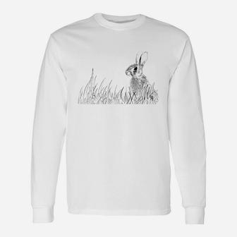 Bunny Hoodies Long Sleeve T-Shirt - Seseable
