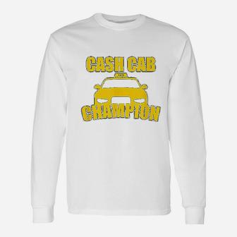 Cash Cab Champion Taxi Cab Driver Transportation Vehicle Long Sleeve T-Shirt - Seseable