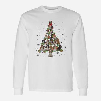Cavalier King Charles Spaniel Christmas Tree Shirt Long Sleeve T-Shirt - Seseable