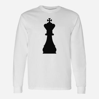 Chess King Long Sleeve T-Shirt - Seseable