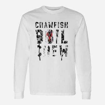 Crawfish Boil Crew Cajun Crawfish Party Long Sleeve T-Shirt - Seseable