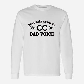 Cross Country Running Dad T-shirt Long Sleeve T-Shirt - Seseable
