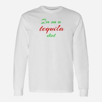 Cruise Vacation For Dad Who Loves Tequila Long Sleeve T-Shirt - Seseable