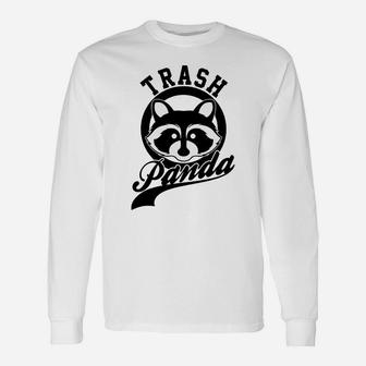 Cute Trash Panda Raccoon Shirt, Save The Trash Panda Long Sleeve T-Shirt - Seseable