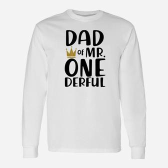 Dad Of Mronederful Fathers Day Premium Long Sleeve T-Shirt - Seseable