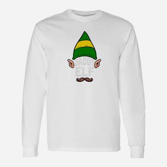 Daddy Elf Shirt Elf Christmas Long Sleeve T-Shirt - Seseable