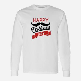 Daddy Happy Fathers Day Papa Dad Long Sleeve T-Shirt - Seseable