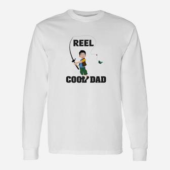 Daddy Life Reel Cool Dad S Fishing Father Men Long Sleeve T-Shirt - Seseable