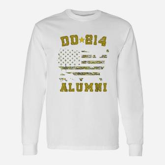 Dd214 Alumni Retirement Military Discharge Dd214 Veterans Long Sleeve T-Shirt - Seseable