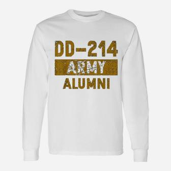 Dd214 Us Army Alumni Vintage Veteran Retired Military Long Sleeve T-Shirt - Seseable